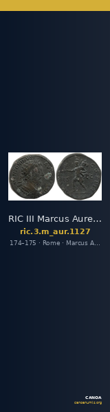 RIC III Marcus Aurelius 1127 — CANOA
