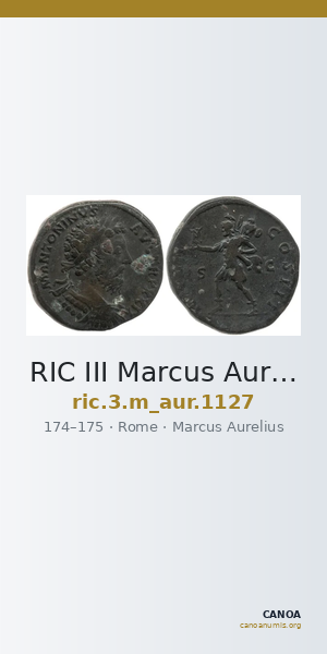 RIC III Marcus Aurelius 1127 — CANOA