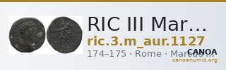 RIC III Marcus Aurelius 1127 — CANOA