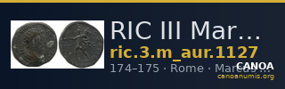 RIC III Marcus Aurelius 1127 — CANOA