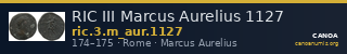 RIC III Marcus Aurelius 1127 — CANOA