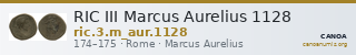 RIC III Marcus Aurelius 1128 — CANOA