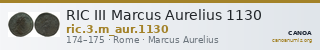 RIC III Marcus Aurelius 1130 — CANOA