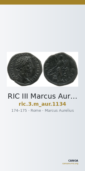 RIC III Marcus Aurelius 1134 — CANOA