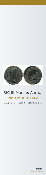 RIC III Marcus Aurelius 1142 — CANOA