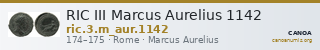 RIC III Marcus Aurelius 1142 — CANOA