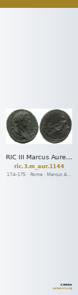 RIC III Marcus Aurelius 1144 — CANOA