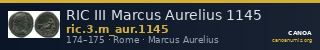 RIC III Marcus Aurelius 1145 — CANOA