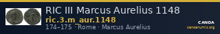 RIC III Marcus Aurelius 1148 — CANOA