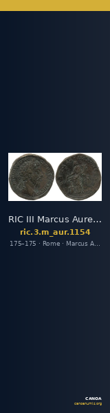 RIC III Marcus Aurelius 1154 — CANOA