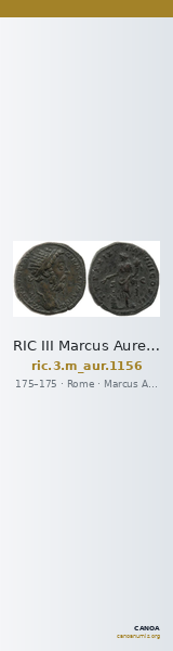 RIC III Marcus Aurelius 1156 — CANOA