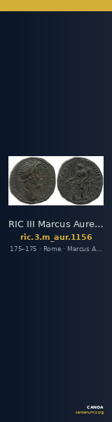 RIC III Marcus Aurelius 1156 — CANOA