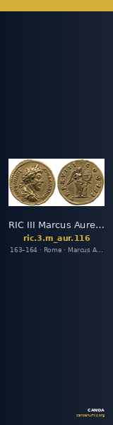 RIC III Marcus Aurelius 116 — CANOA