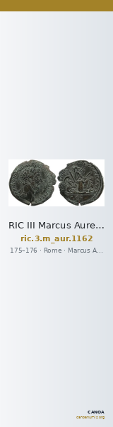 RIC III Marcus Aurelius 1162 — CANOA
