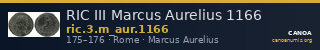 RIC III Marcus Aurelius 1166 — CANOA