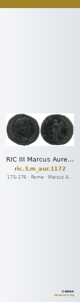 RIC III Marcus Aurelius 1172 — CANOA