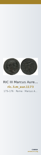 RIC III Marcus Aurelius 1173 — CANOA