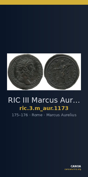 RIC III Marcus Aurelius 1173 — CANOA