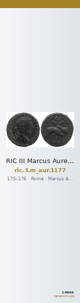 RIC III Marcus Aurelius 1177 — CANOA