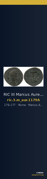 RIC III Marcus Aurelius 1179A — CANOA