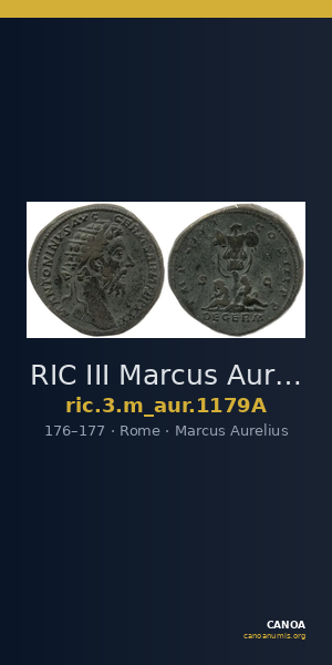 RIC III Marcus Aurelius 1179A — CANOA