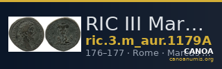 RIC III Marcus Aurelius 1179A — CANOA