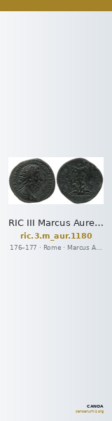 RIC III Marcus Aurelius 1180 — CANOA