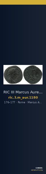 RIC III Marcus Aurelius 1180 — CANOA