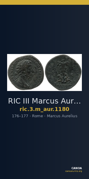 RIC III Marcus Aurelius 1180 — CANOA