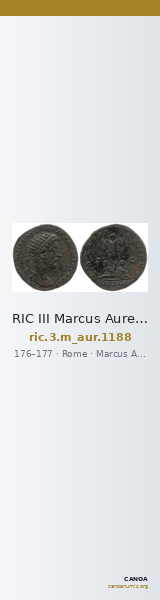 RIC III Marcus Aurelius 1188 — CANOA