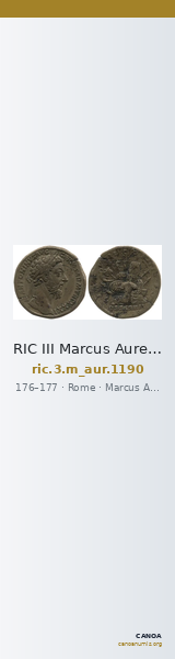 RIC III Marcus Aurelius 1190 — CANOA