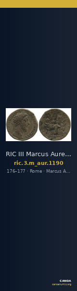 RIC III Marcus Aurelius 1190 — CANOA
