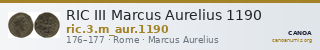 RIC III Marcus Aurelius 1190 — CANOA