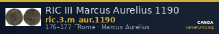 RIC III Marcus Aurelius 1190 — CANOA