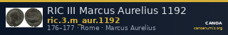 RIC III Marcus Aurelius 1192 — CANOA