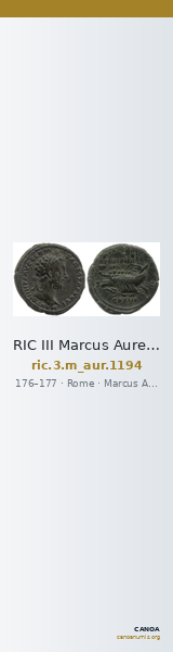 RIC III Marcus Aurelius 1194 — CANOA