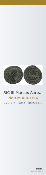 RIC III Marcus Aurelius 1196 — CANOA
