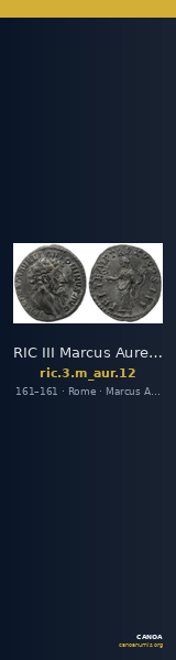 RIC III Marcus Aurelius 12 — CANOA