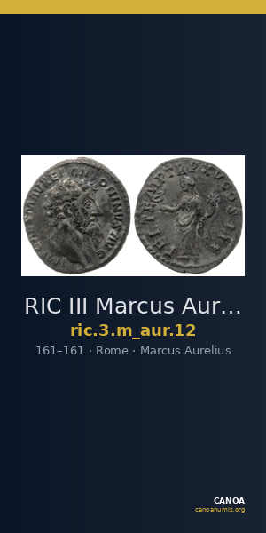 RIC III Marcus Aurelius 12 — CANOA
