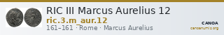 RIC III Marcus Aurelius 12 — CANOA