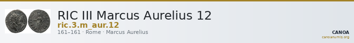 RIC III Marcus Aurelius 12 — CANOA