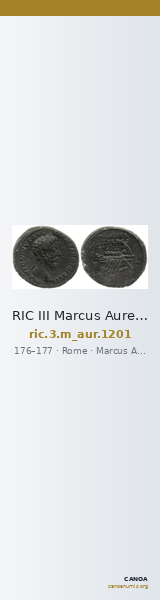 RIC III Marcus Aurelius 1201 — CANOA