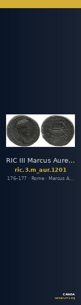 RIC III Marcus Aurelius 1201 — CANOA