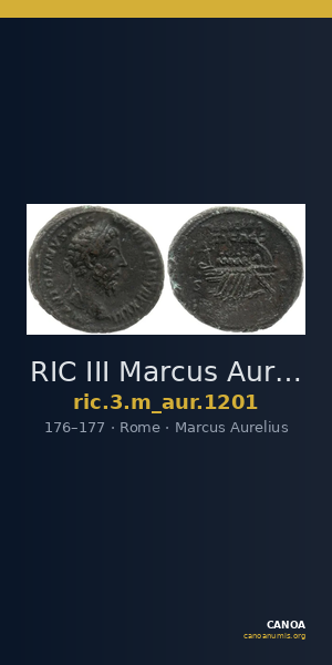 RIC III Marcus Aurelius 1201 — CANOA