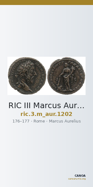 RIC III Marcus Aurelius 1202 — CANOA