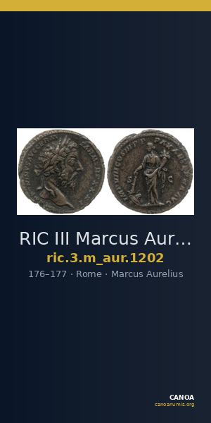 RIC III Marcus Aurelius 1202 — CANOA
