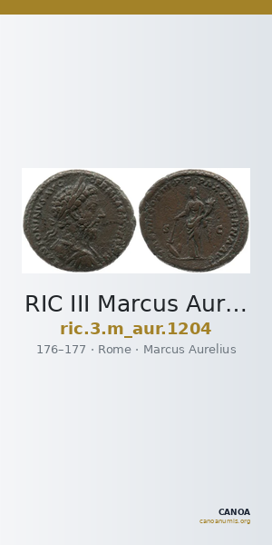 RIC III Marcus Aurelius 1204 — CANOA
