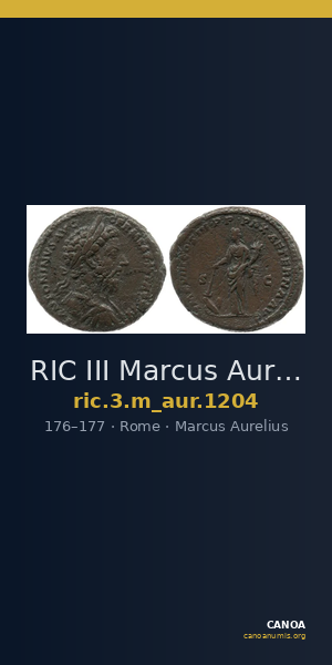 RIC III Marcus Aurelius 1204 — CANOA