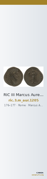 RIC III Marcus Aurelius 1205 — CANOA