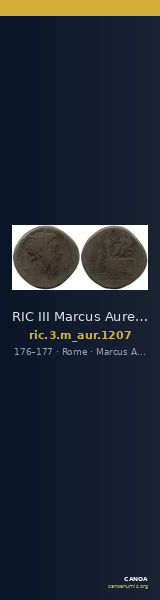 RIC III Marcus Aurelius 1207 — CANOA